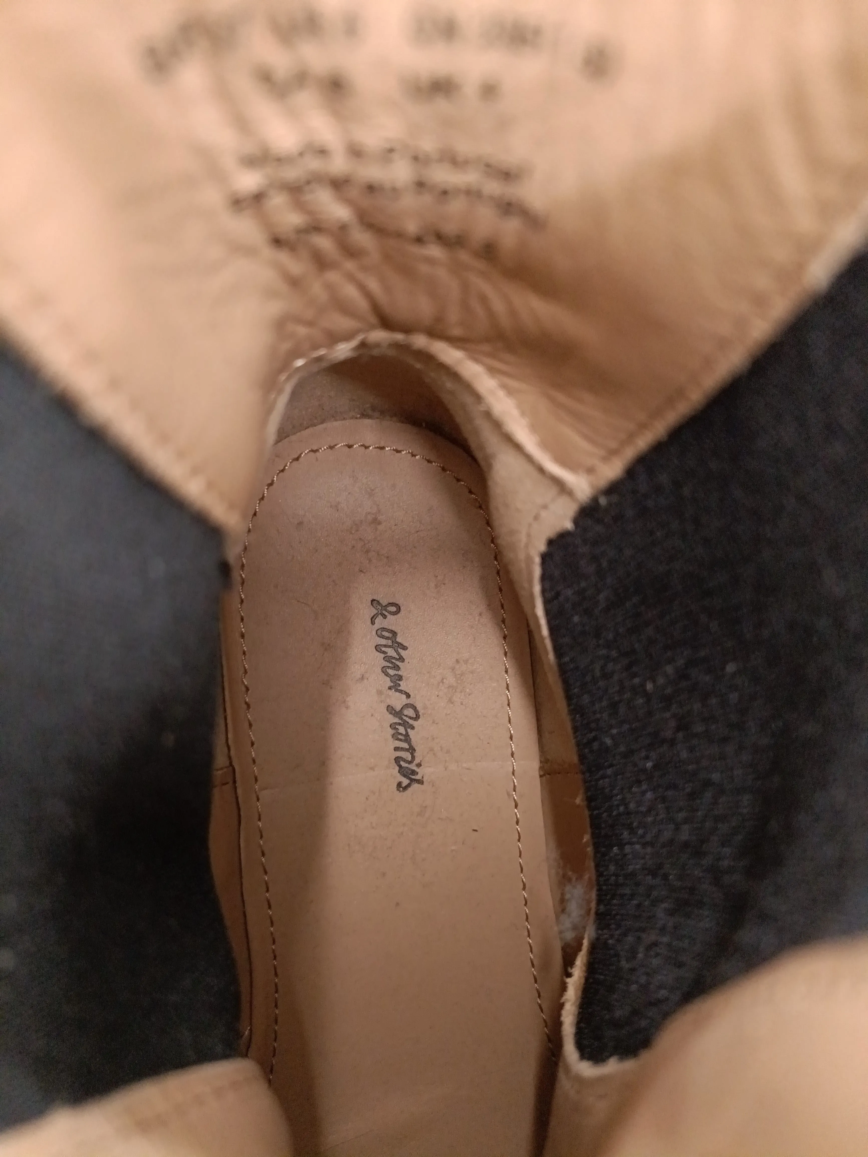 & Other Stories Women's Boots UK 4.5 Brown 100% Other