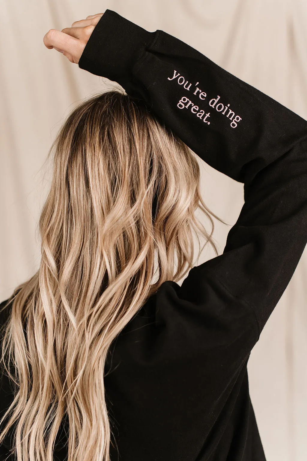 Ampersand You're Doing Great University Pullover