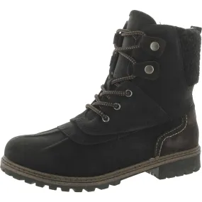 Aqua College Womens Leather Warm Winter & Snow Boots