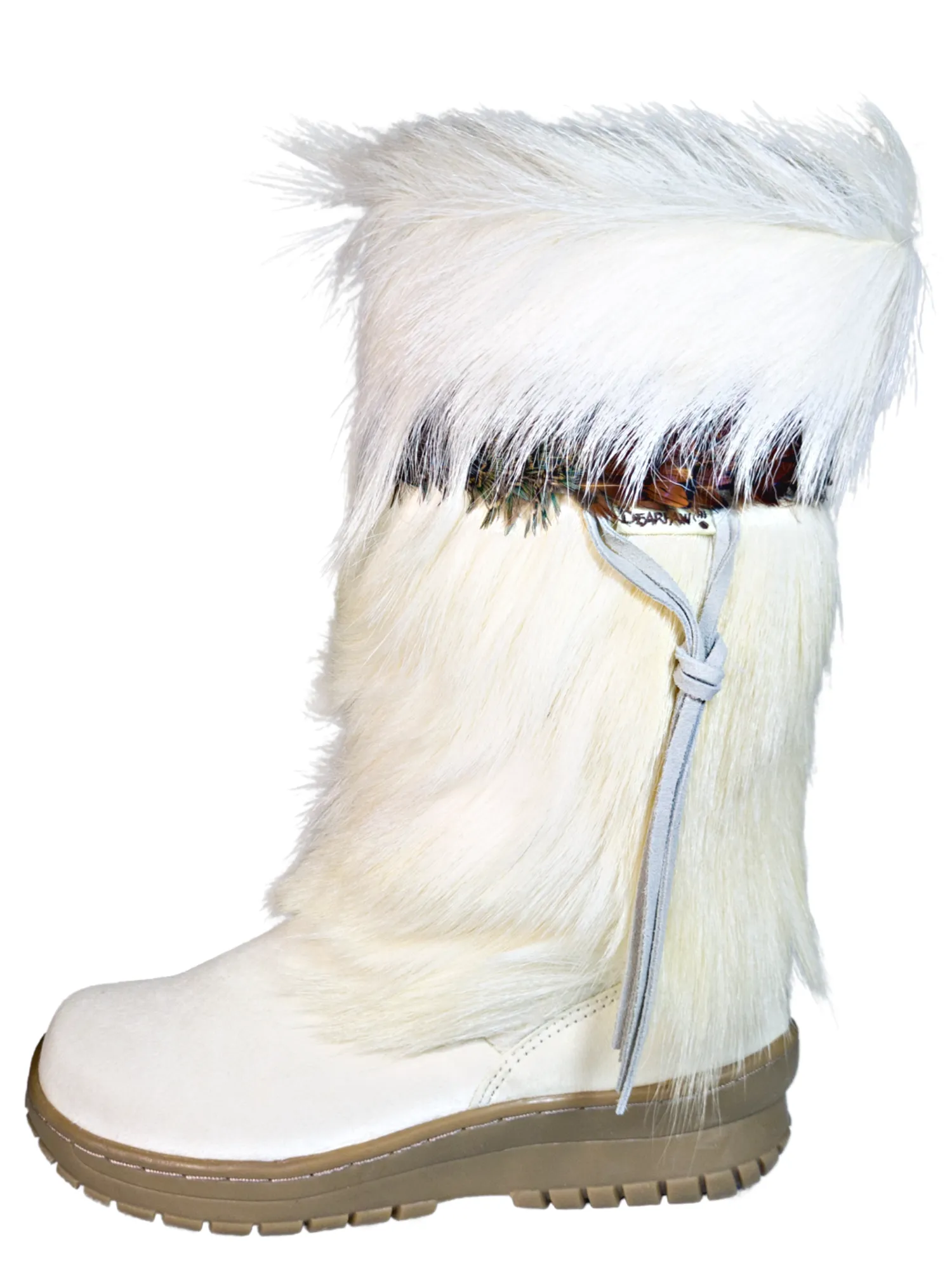 Botas de Invierno para la Nieve de Piel Genuina con Pelo/Pelo de Cabra para Mujer 'Bearpaw' - ID: 7108