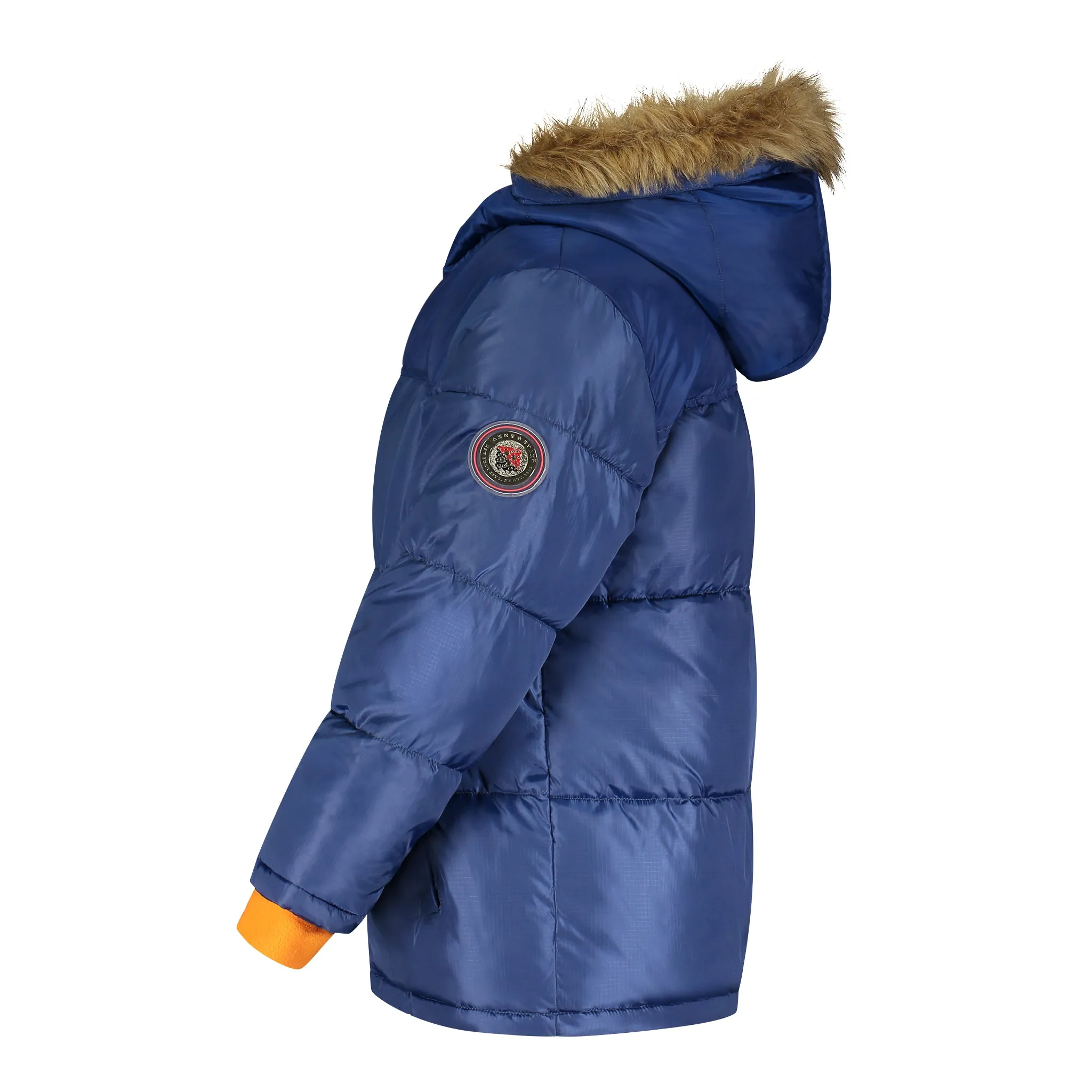 Boys Nordic Coat with Detachable Faux Hood