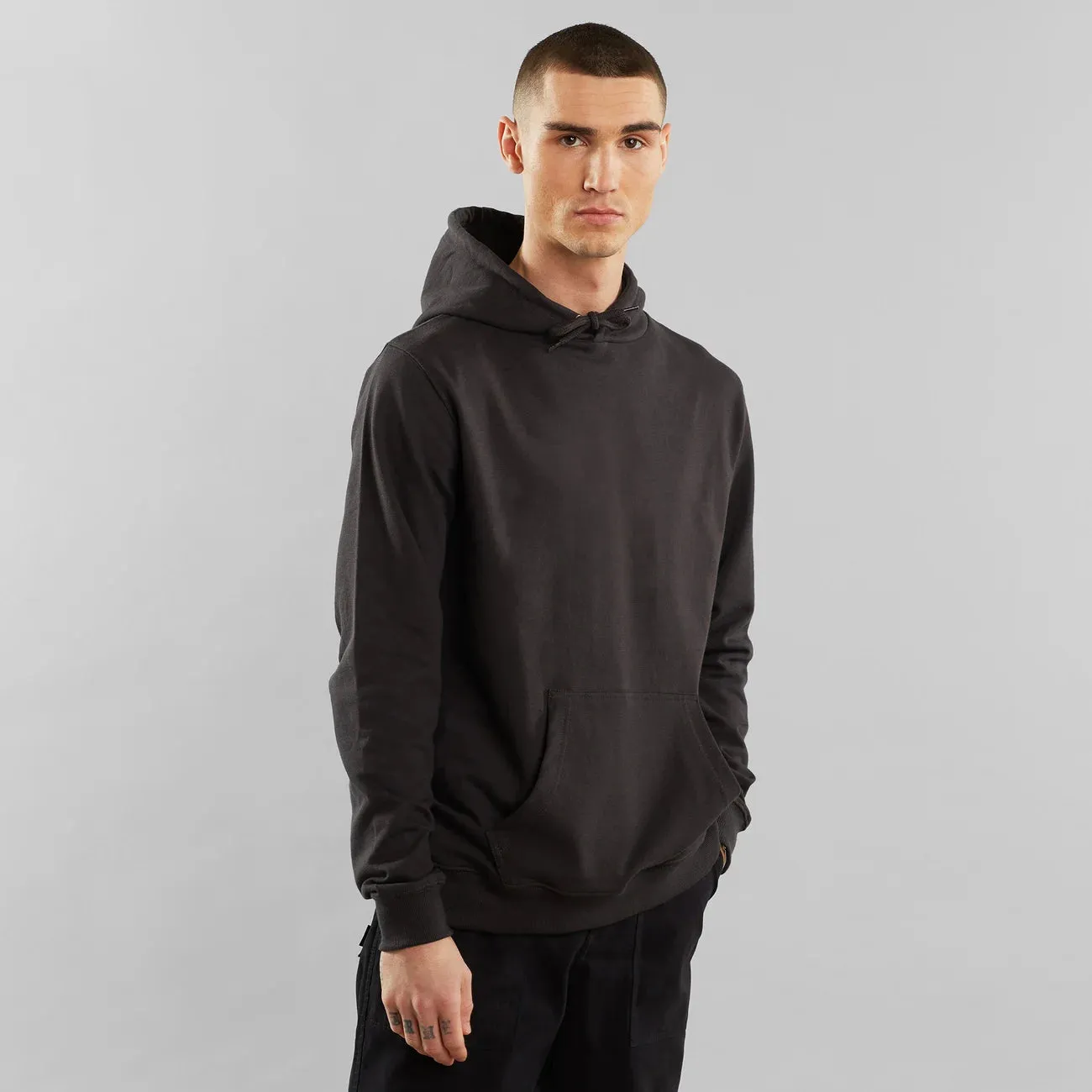 DEDICATED Falun Base hoodie charcoal men