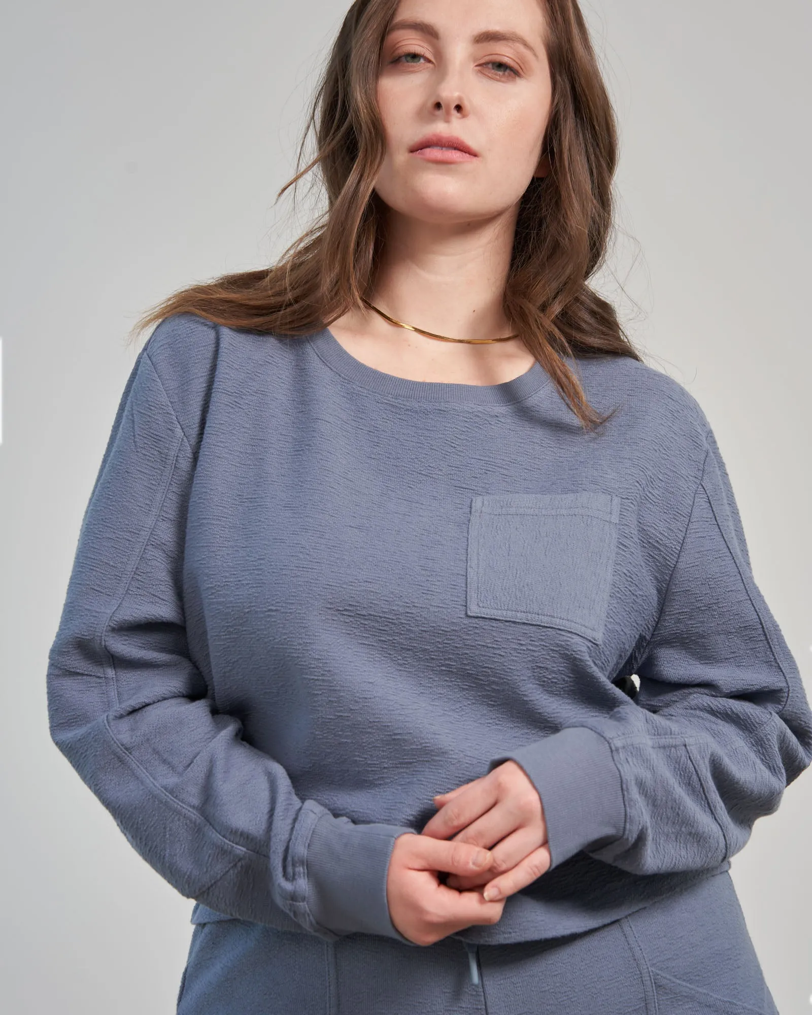 EcoKnit Seamed Sweatshirt