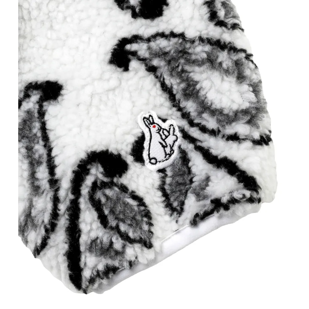 #FR2 PAISLEY FLEECE HOODIE-WHITE