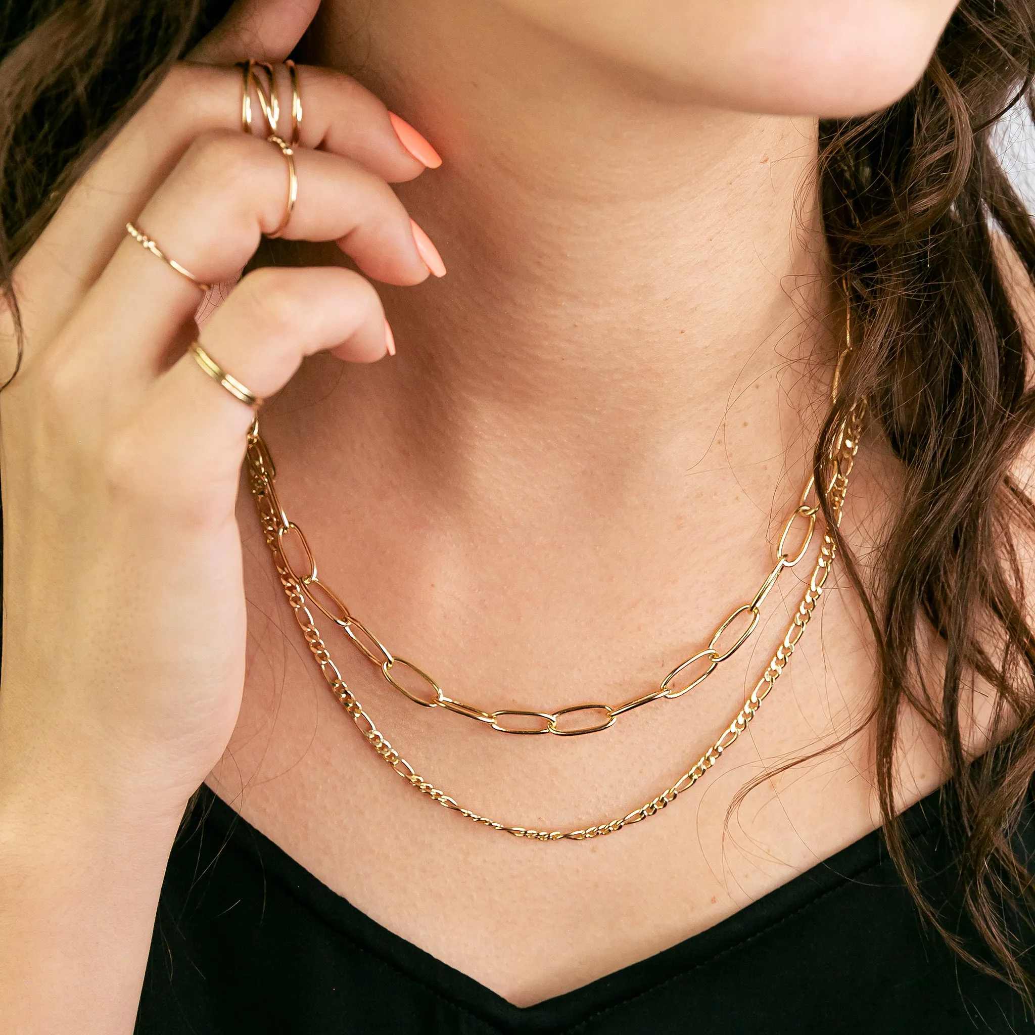 Majorca   Rio Chain Necklace Layering Set
