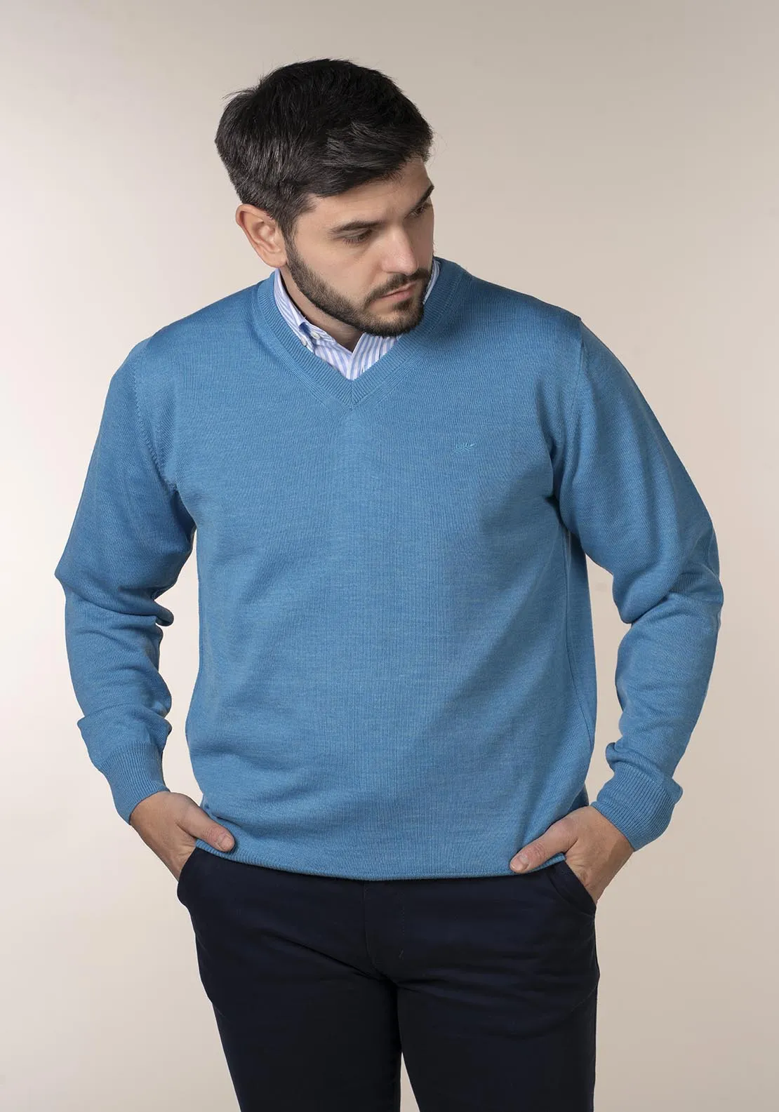 Mens V-Neck Jumper