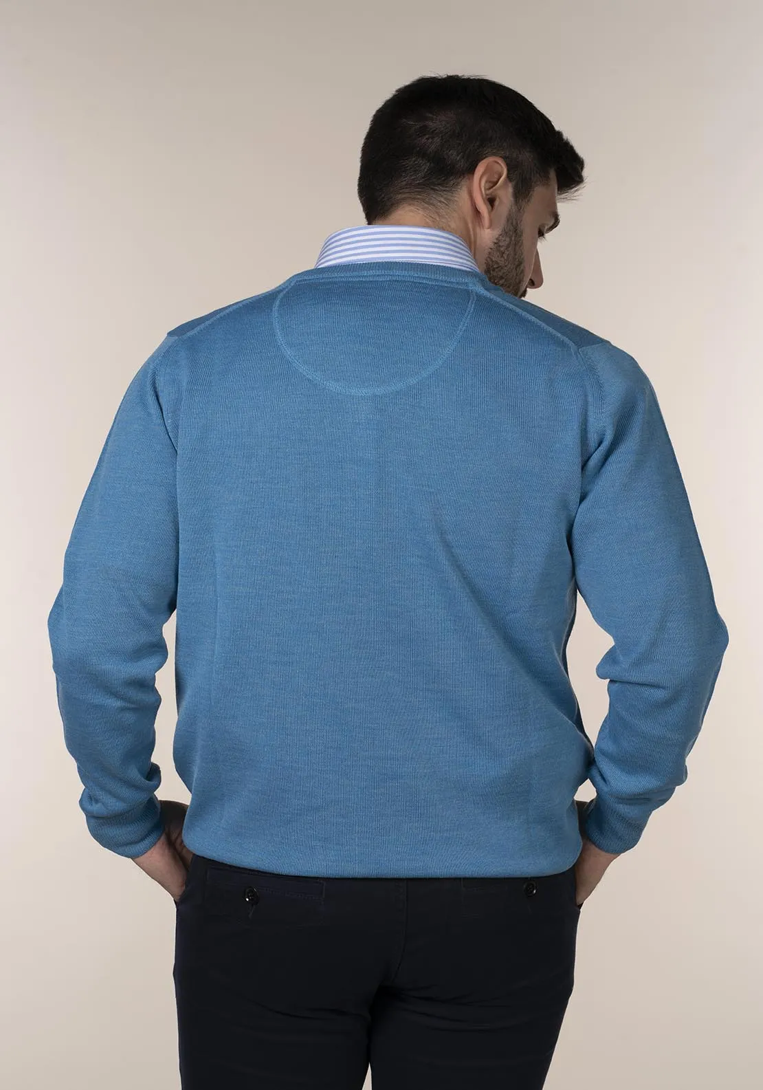 Mens V-Neck Jumper
