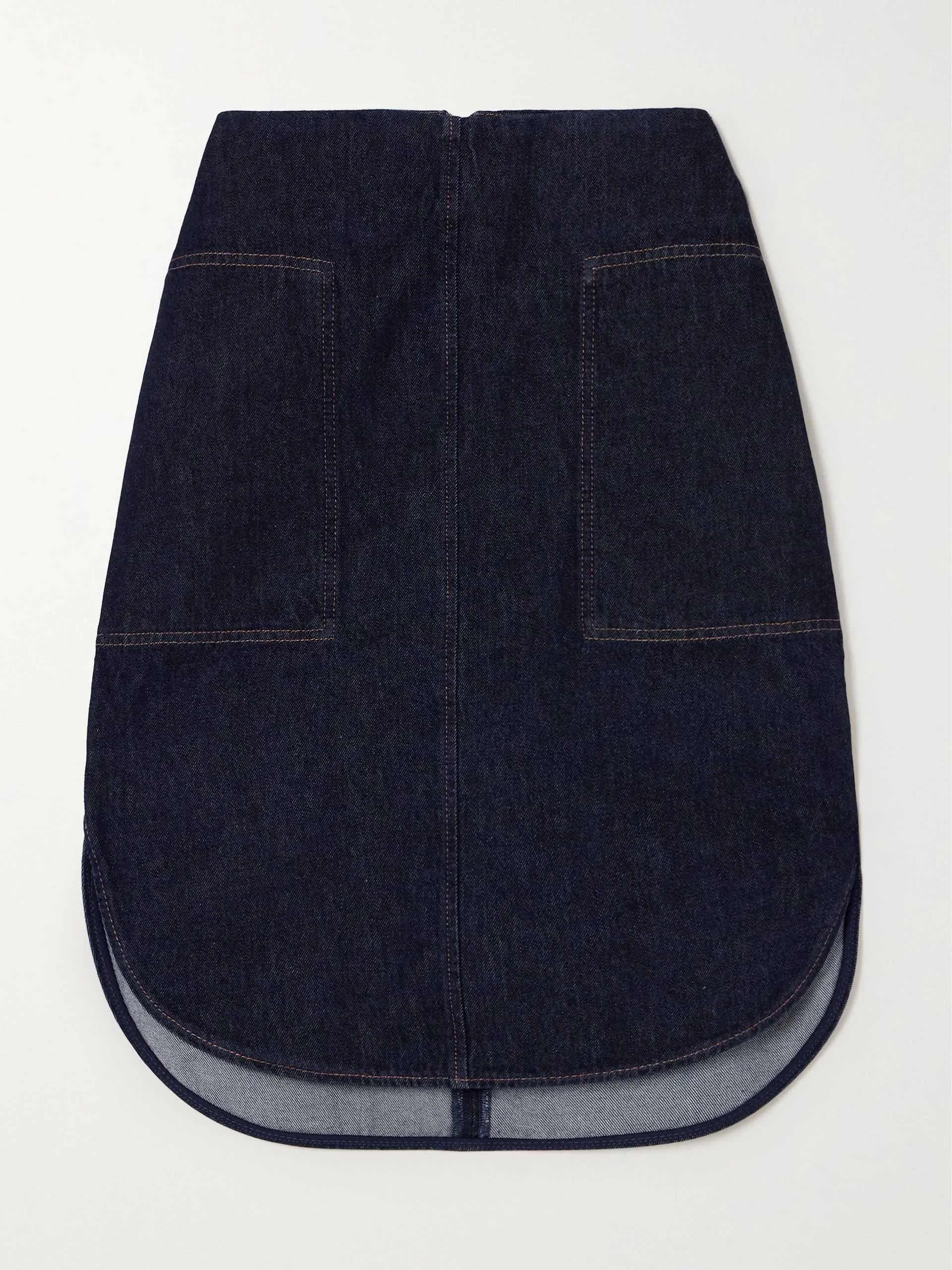 Organic denim skirt