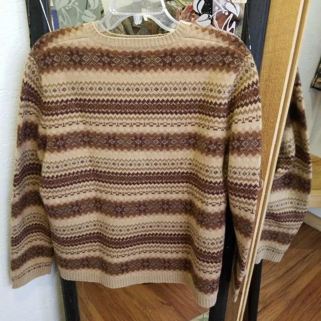 SALE! New! 100% Wool V Neck Sweater