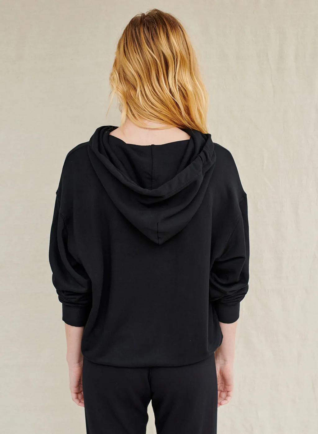 Softest Fleece Hoodie in Black