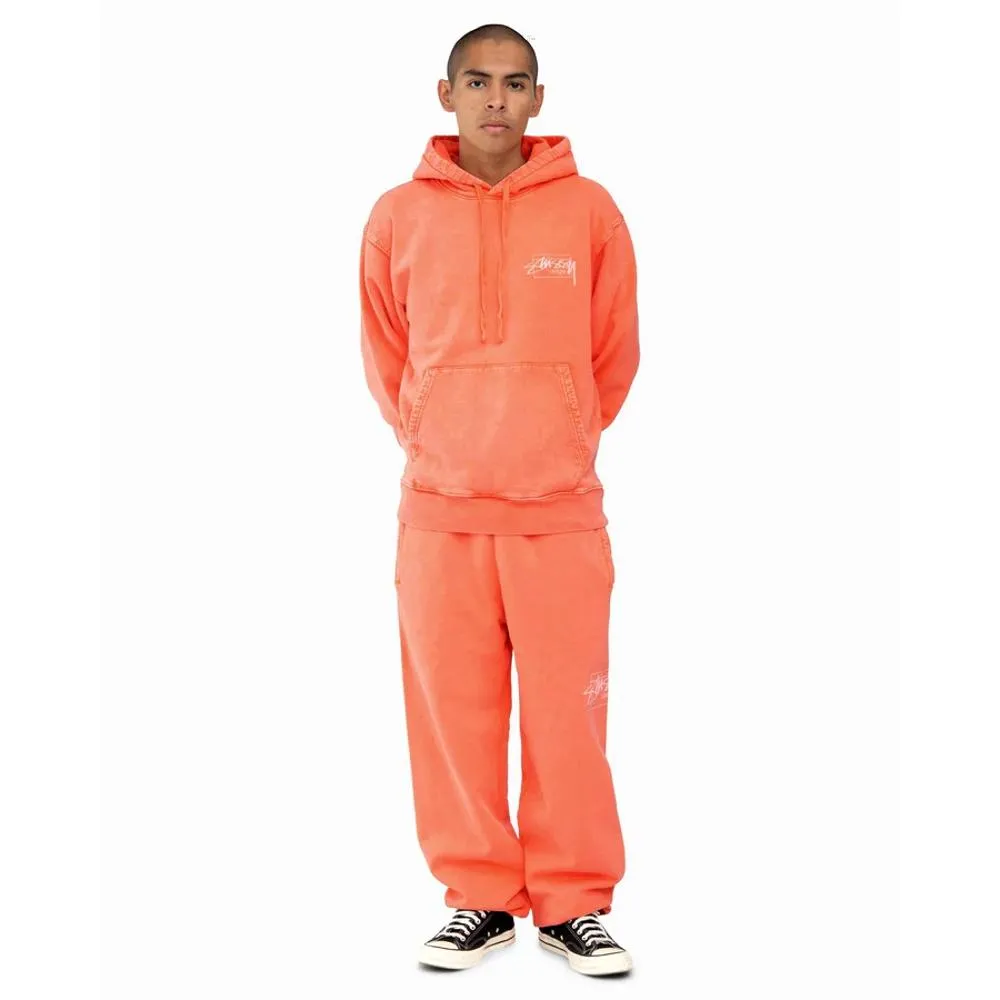 STUSSY DYED STUSSY DESIGNS HOOD-PEACH