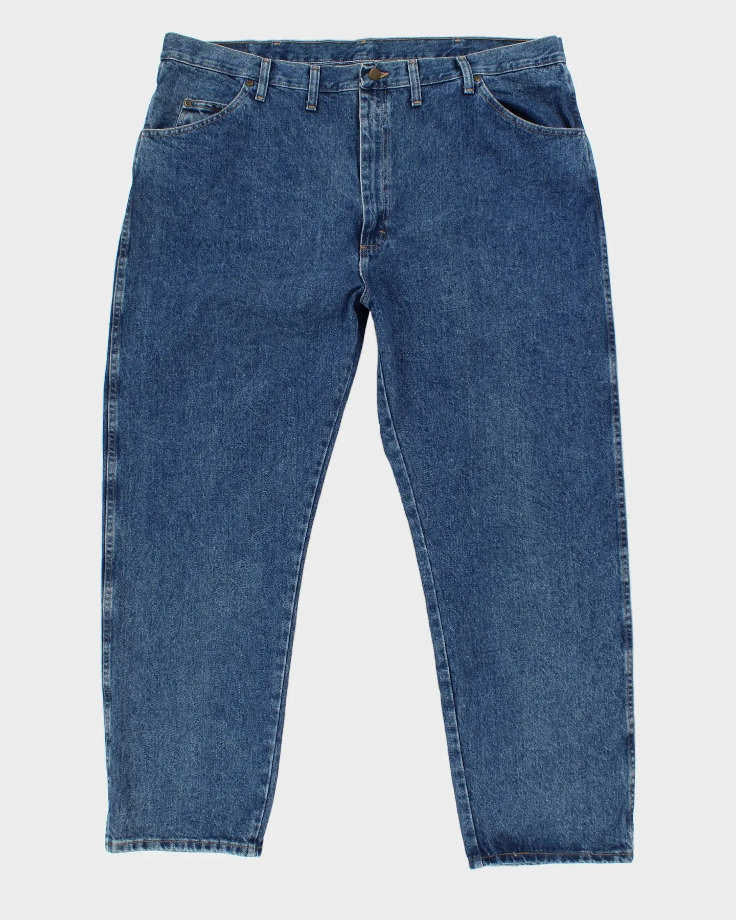 Vintage 00s Wrangler Medium Wash Straight Leg Denim Jeans - W44 L30